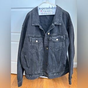 Grey Bandit Midtown Denim Jacket in Charcoal